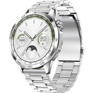 Yeni Spor Watch GT4 Max Elite 46mm Gümüş Çelik Klasik Erkek Akıllı Saat Arama Yapan Nfc, Gps Android&ios Iphone Huawei Uyumlu 8-9 Howear
