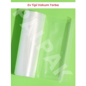 Ev Tipi Tırtıklı Vakum Rulo EN:30CM Boy:5metre