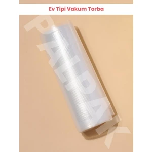 Ev Tipi Tırtıklı Vakum Rulo EN:25CM Boy:5metre