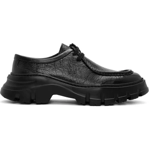 Erkek Siyah Bağcıklı Casual Ayakkabı 24WFD6318FT
