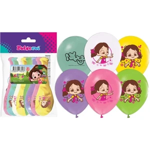 4+1 Niloya Baskılı 12" Balon 8'li