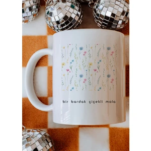 Witchy Co. Bir Bardak Çiçekli Mola Kupa Bardak