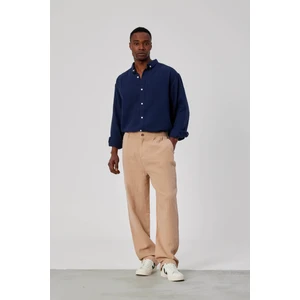 Bol Kesim Kahverengi Pantolon