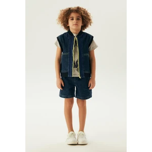 Erkek Çocuk Denim Yelek