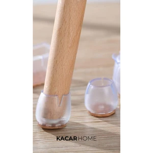 12 Adet 2,1cm-2,5cm Masa Sandalye Susturucu Pabucu Silikon Koltuk Sandalye Kaydırmaz Zemin Koruyucu