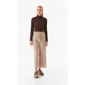 Basic Fitilli Beli Lastikli Pantolon