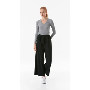 Basic Fitilli Beli Lastikli Pantolon
