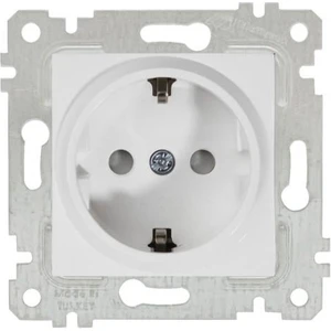 Rita Beyaz Mekanizma + Tuş Topraklı Priz (Çocuk Korumalı) 2200 605 0201