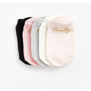 LC Waikiki Baby Baskılı Kız Bebek Patik Çorap 5'li