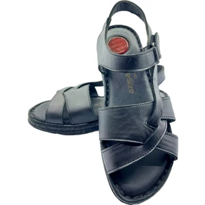 Rubin Leather Tam Ortopedik  Deri Kadın Sandalet Deri Sandalet Rubinleather