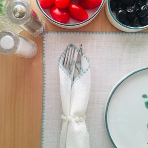 Ukc Etamin Işlemelik Amerikan Servisi - 6 Adet - 30X45 cm