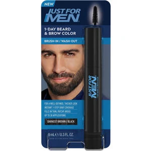 Just For Men 1 Günlük Geçici Sakal Ve Kaş Boyası Koyu Kahverengi/Siyah 9ml