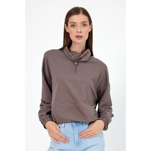 Kadın Norah Vizon Yakası Detaylı Regular Fit Sweatshirt