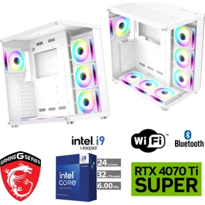16 GB RTX4070Tİ Süper – Gaming Pc Ddr5 – Intel I9-I7-K – 32GB Ddr5 6000 Mhz Ram  - 1  Tb M.2 SSD – Sıvı Sogutmalı