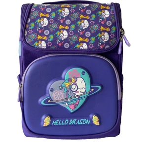 Hello Dragon Unisex Omurga Koruyucu Laptop&sırt Çantası Açık Mor - Mor