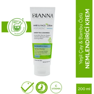 Nemlendirici Yeşil Çaylı ve Bambu Özlü Nemlendirici Krem 200ML