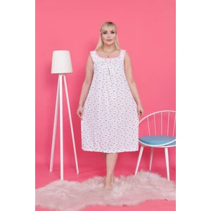 Pamuklu Çok Bol Kesim Geniş Kalıp Askılı Anne Gecelik