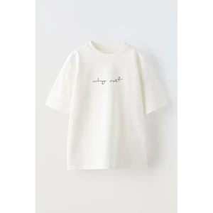 Nmg Tekstil Beyaz Oversize Pamuk Why Not Baskılı Örme T-Shirt