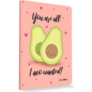 Çınar Defter A4 Okul Defteri 60 Yaprak Çizgili Avakado Desenli