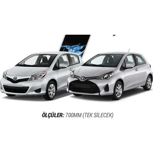 Toyotayaris 2012-2020 Muz Silecek Tek 700MM  (Cam Sabunu Hediyeli)