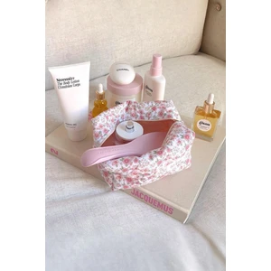 Pinterest Viral Desen Çıtır Çiçek Süper Boy Makyaj Çantası