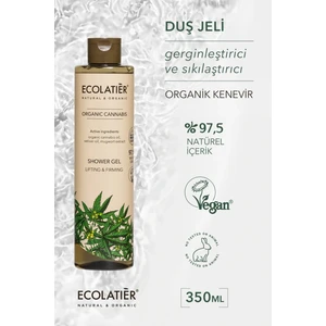 Organik Duş Jeli Kenevir Gerginleştirici Sıkılaştırıcı Besleyeci Nemlendirici Tazeleyici 350 Ml