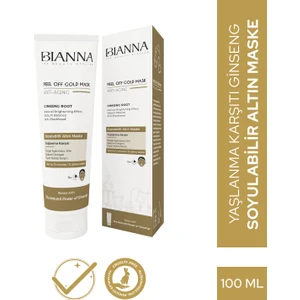 Maske Antiaging Yaşlanma Karşıtı Soyulabilir Maske Ginseng Maske Siyah Nokta Karşıtı - 100 ml