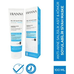 Maske Akne Karşıtı Salisilik Asit Soyulabilir Maske Siyah Nokta Karşıtı Cilt EŞITLEYICI-100 ml