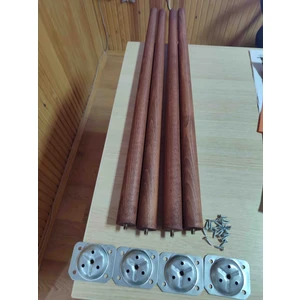 Yılmaz Ahşap 70 Cm  4 lük Ahşap Konik Ayak