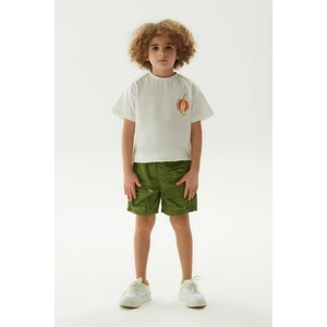 Bg Store Erkek Çocuk Yeşil Şort
