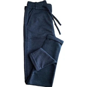 Erkek Rahat Kesim Beli Bağlamalı Yan Cepli Esnek Jogger Pantolon Antrasit