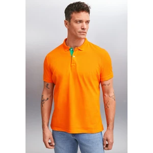 Mathew Erkek Turuncu Polo Yaka T-Shirt