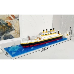 Titanic 3D LEGO Buldıng Blocks 620 Parça 12+ Yaş Puzzle Tekne Gemi Hediye