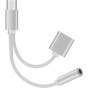 Usb-C Çoklu Dönüştürücü Şarj ve Kulaklık Type-C To Aux And Type-C