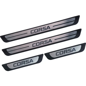 Bab Dizayn Automotive Opel Corsa F Hb Krom Kapı Eşik Koruması 2019 Üzeri 4 Parça.