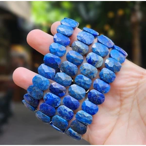 Doğal Hakiki Lapis Lazuli Taşı Rolex Bileklik