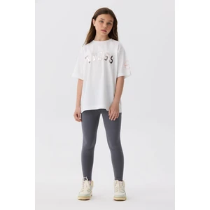 Bg Store Kız Çocuk Beyaz T-Shirt