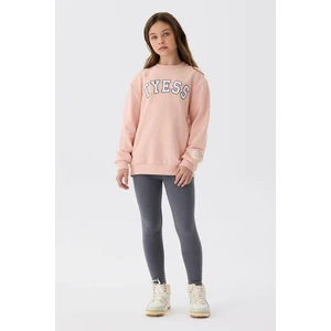 Kız Çocuk Pembe Sweatshirt