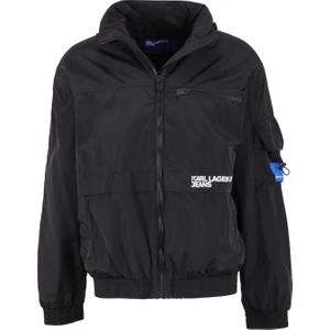 Karl Lagerfeld Siyah Erkek Mont 241D1500_KLJ Utılıty Pocket Zıp Up