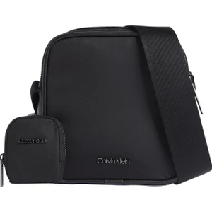 Calvin Klein Siyah Erkek Postacı Çantası Ck Est. Nylon Cube Reporter+Case