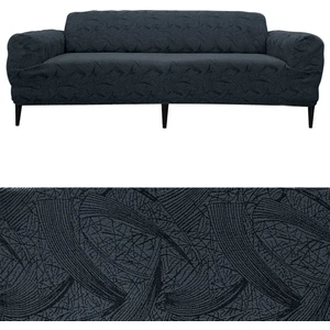 Bibaha Home Jakarlı Sehra Desen 3 Kişilik Lastikli Koltuk Kılıfı Çekyat Koltuk Örtüsü Streç Esnek Kanepe Kılıfı