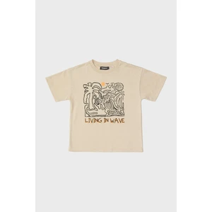 Bg Store Erkek Çocuk Bej T-Shirt