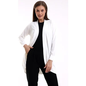 Moshi Kadın Vizon Penye Italyan Reglan Oval Etek Uzun Kol Esnek Uzun Hırka & Tesettür Hırka