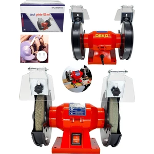 Deko Turkey Turbo Motorlu Red Çark Motoru Zımpara Balta Bıçak Bileme Makinesi Taş Motoru Taşlama 150 mm 600W