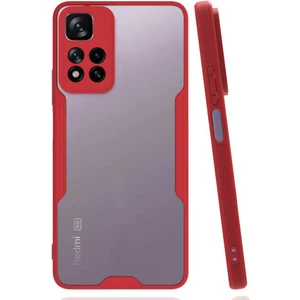 ZORE Xiaomi Redmi ZORE Infinix Note 11 Pro Plus 5g Kılıf Parfe Kapak-Kırmızı