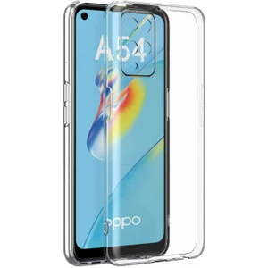 Oppo A54 4g Kılıf Kamera Korumalı Süper Silikon Kapak-Renksiz