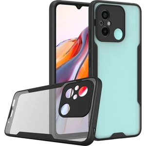 ZORE Xiaomi Redmi 12C Kılıf Parfe Kapak-Siyah