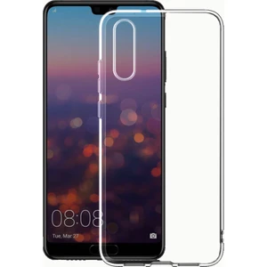 Huawei P20 Kılıf Süper Silikon Kapak-Renksiz