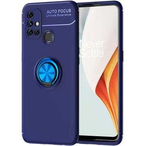 One Plus Nord N10 5g Kılıf Ravel Silikon Kapak-Mavi