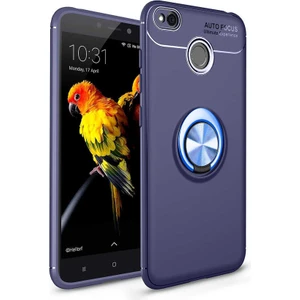 Xiaomi Redmi 4x Kılıf Ravel Silikon Kapak-Mavi